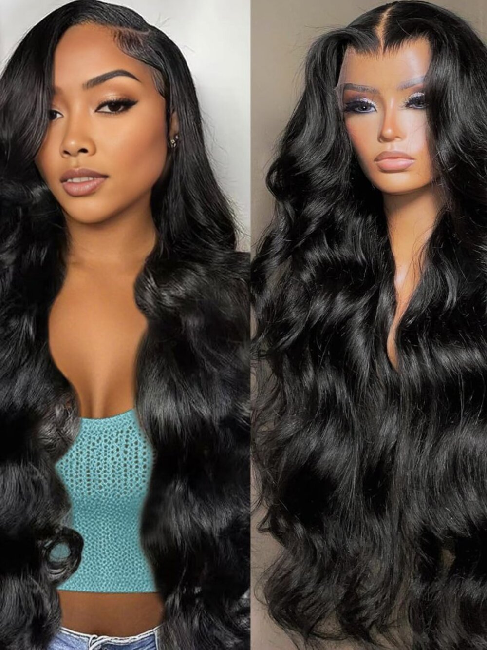 30" Body Wave Lace Front Wig 13x6 HD Lace 100% Human Hair Glueless